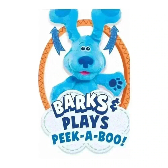 NWT Blue’s Clues & You! Peek-A-Blue, Interactive Barking Stuffed Animal Dog - Picture 11 of 11